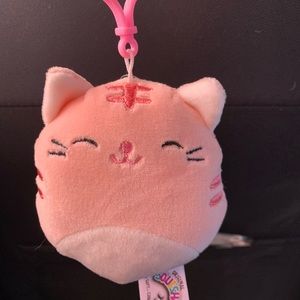NWT MINI SQUISHMALLOW CLIP PAULITA THE CAT